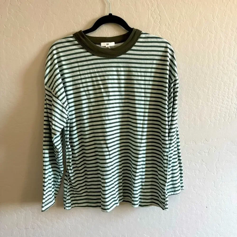 Nordstrom Bp long sleeve Stripe top - Picture 1 of 7